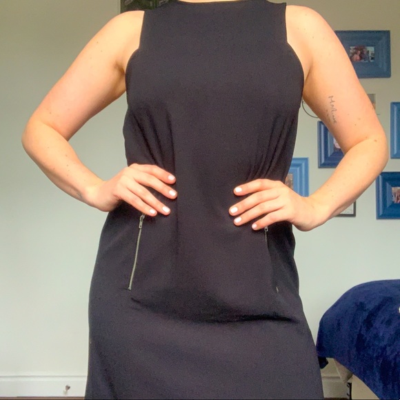 One Love Clothing Dresses & Skirts - Black Sleeveless Dress w/ Zippers